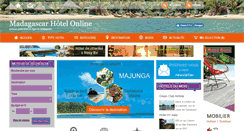 Desktop Screenshot of madagascar-hotels-online.com