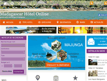 Tablet Screenshot of madagascar-hotels-online.com